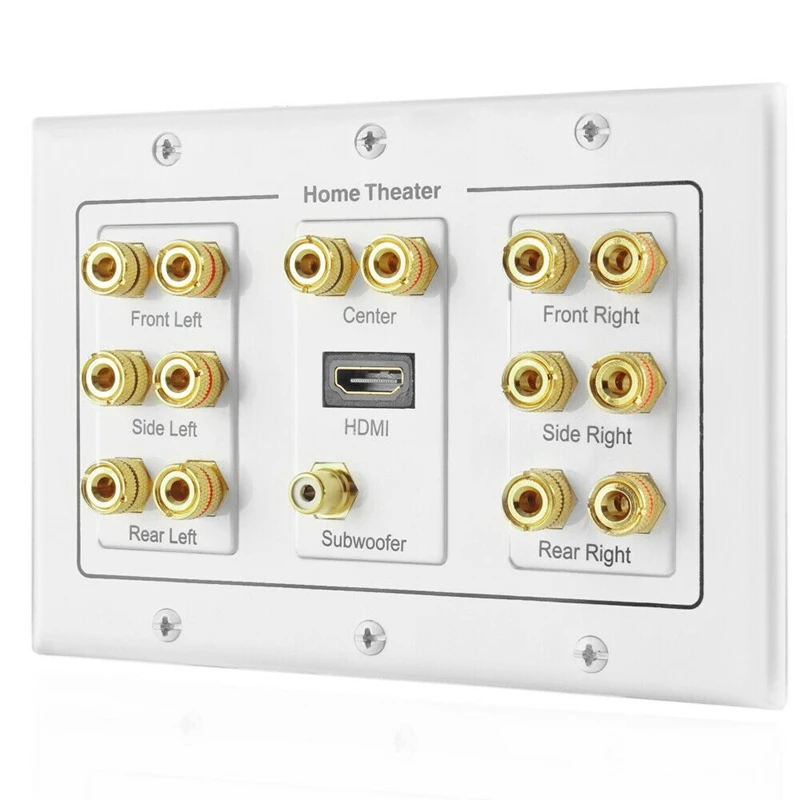 FFYY-7.1 настенная панель динамика с RCA HDMI аудио разъем для объемного домашнего кинотеатра
