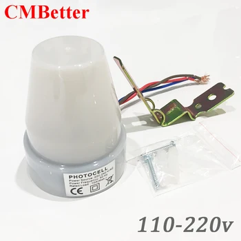 

CMBetter Waterproof automatic light sensor switch / delay intelligent street light switch controller / light control sensor 10A