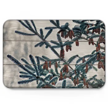 

Vintage Wood Texture Background Pine And Cypress Close-Up Mat Floor Rug Front Door Mats Home Decor Rubber