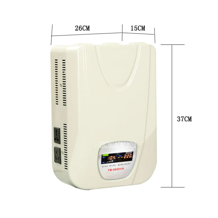 TM-6800VA мини переменного тока Регулируемый Питание бытовой стабилизатор напряжения переменного тока воспользовались сверхнизкой Давление автоматическая машина для производства салфеток для фазовый регулятор
