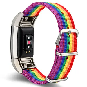 rainbow fitbit band charge 3