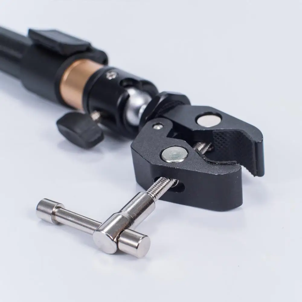 YC Onion Tripod Stability Arms for Slider Camera Dolly Track Rail Increasing Stability Lightweight Adjustable Length (2 Arm in)