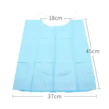 100 шт. стоматологические нагрудники Водонепроницаемый одноразовые стоматологические салфетки под горло бумажный шарф шейный платок стоматолог гигиены стоматологии материалы