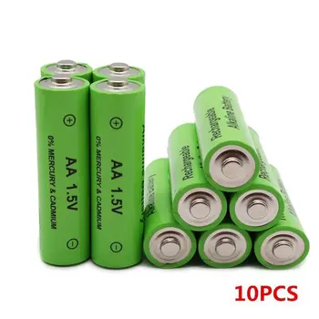 

100% New battery AA1.5 V 4000mAh chargeable For Clock Toys Flashlight Remote Control Camera battery+charger