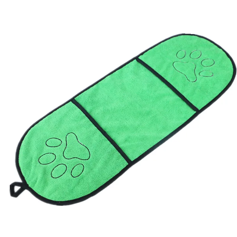 Ультраабсорбирующая ванная для собак полотенце из микрофибры супер абсорбирующее полотенце для домашних животных одеяло с карманом для маленьких средних и больших собак