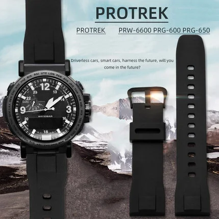 Ремешок для часов профессиональный ремешок Casio PRG-650/600/PRW-6600 PROTREK