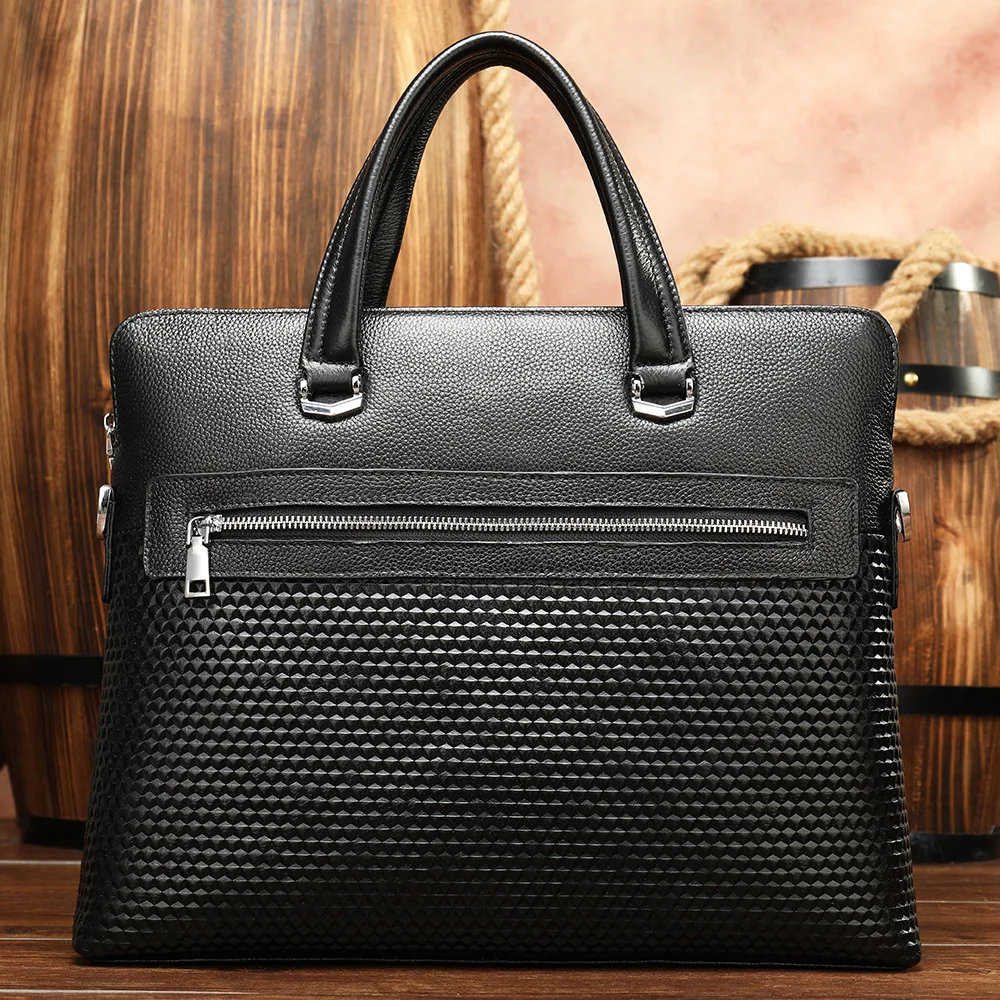 Роскошные Дизайнерские мужские портфели в винтажном стиле сумки из воловьей