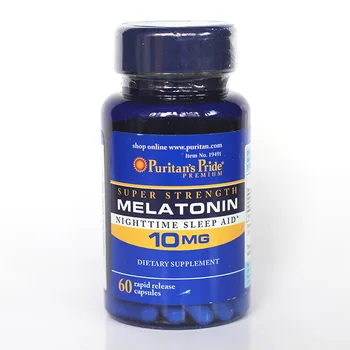 

Free shipping Melatonin 10 mg Dighttime sleep aid 60 pcs