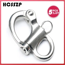 5 шт. такелаж парусный спорт фиксированная Скоба из нержавеющей стали 316 фиксированный крючок для глаз парусник парусная лодка яхта для отдыха на открытом воздухе