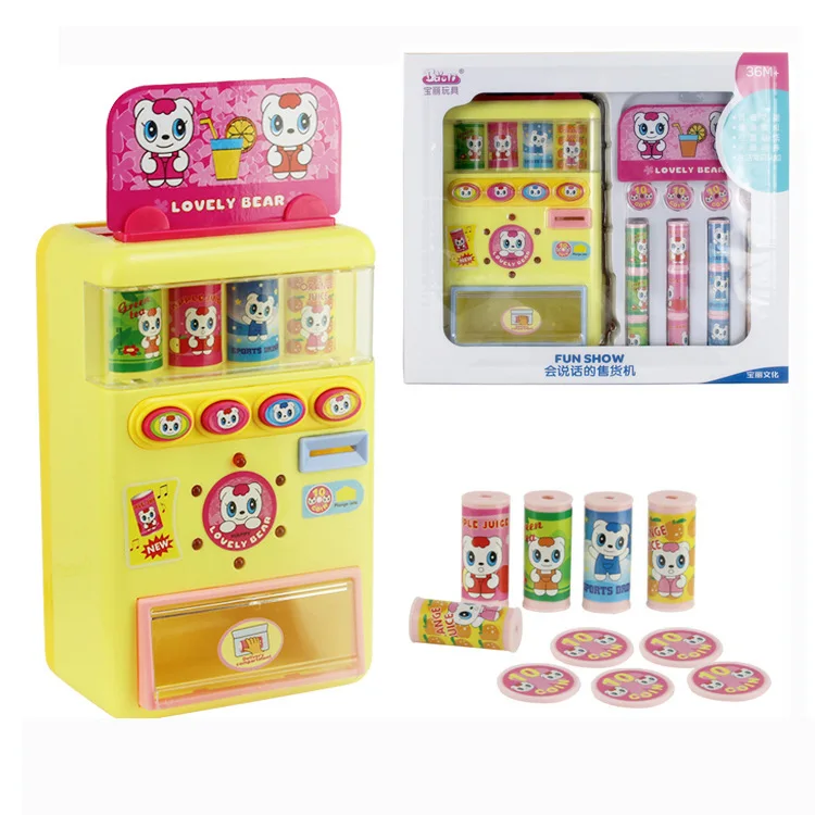 

Polaroid 802 Automatic Talking Vending Machine Children Model Supermarket Cash Register Educational Play House Toys