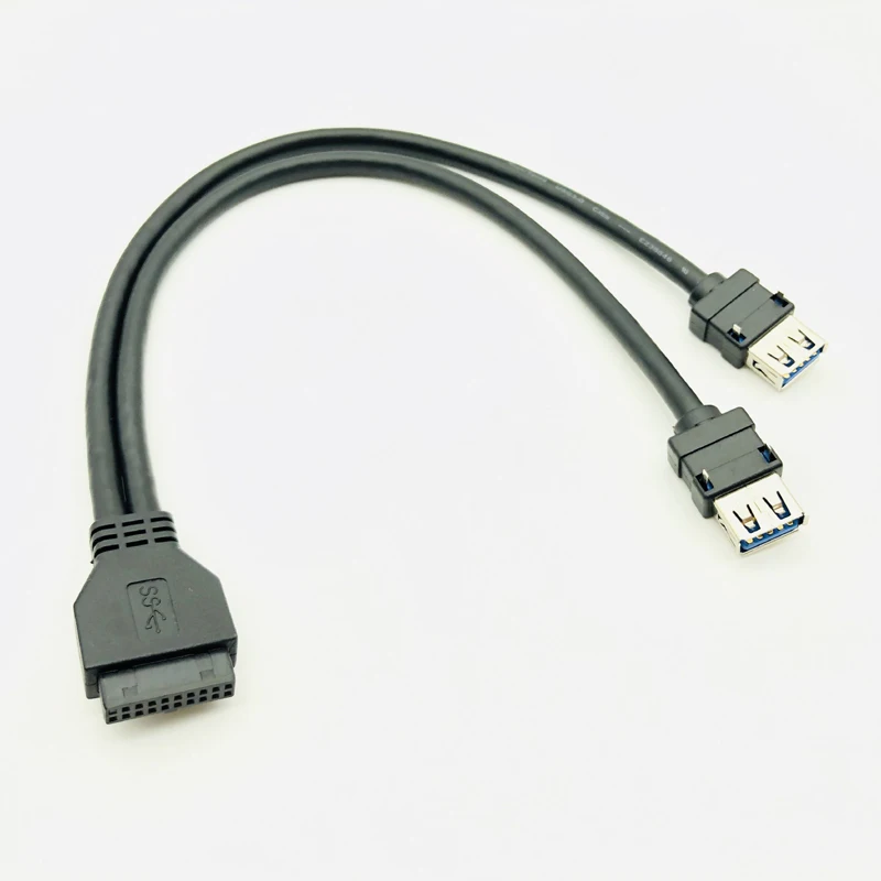 USB3.0 кабель USB разъем для ПК Передняя панель usb-хаб 3 0 20-контактный двойной порт USB3