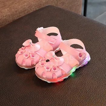 

New Baby Girls Sandals Baby Girls Shoes Summer Sandals Sports Leisure Princess Shoes Light Color Kids Sandals