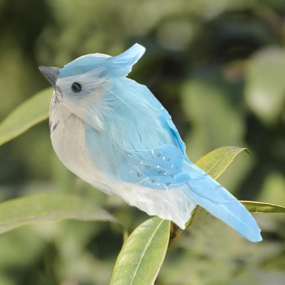 Синяя птица горшок украшение на Пасху подарок свадьбу вечеринку имитация птицы