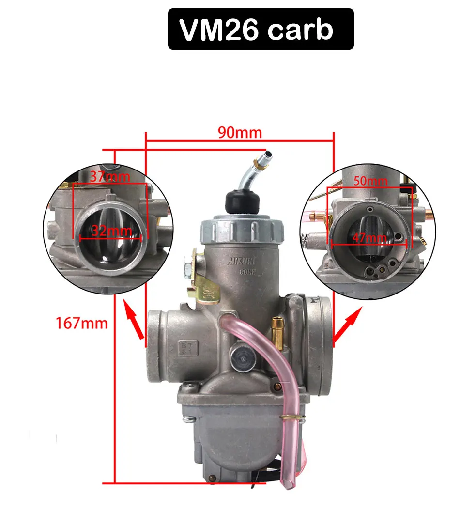 Alconstar-Mikuni VM16 VM22 VM26 VM28 карбюратор 19 мм 26 мм 30 мм 32 мм карбюратор для Honda Для Yamaha 110cc-250cc Dirt Pit Bike ATV