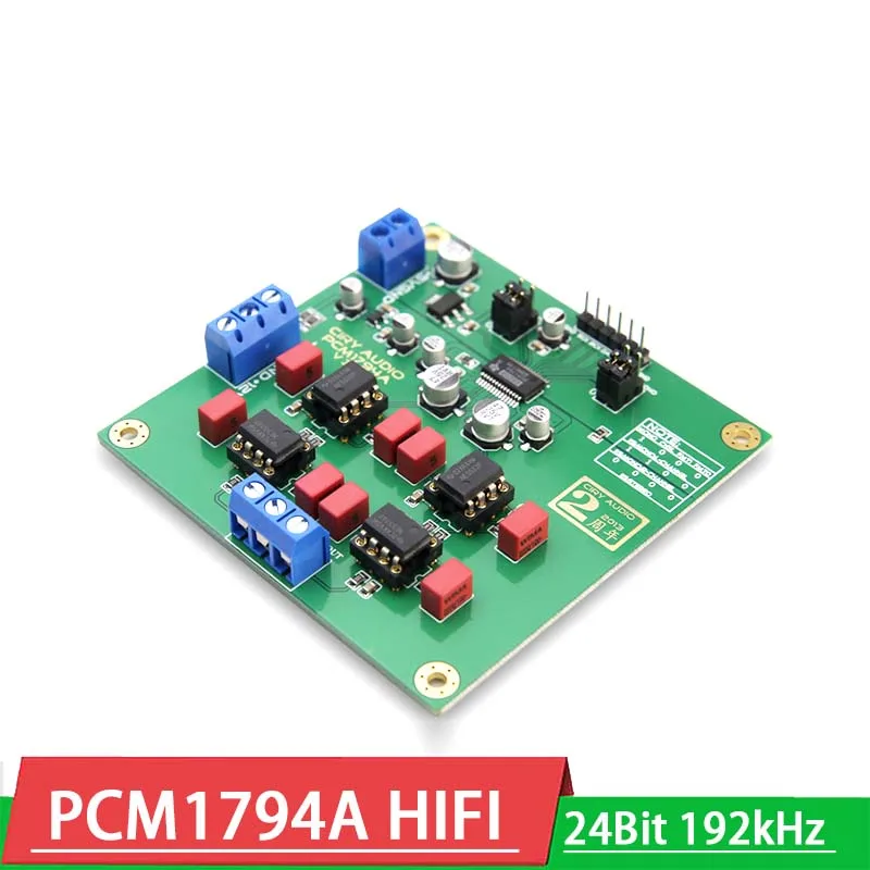 

HiFi PCM1794A DAC Decoder Board module 24bit 192k Audio Digital I2S interface NE5532 NE5534 Op AMP power supply 12V 5V