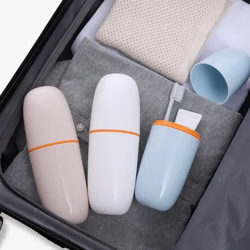 

Creative Travel Bathroom Set Toothpaste Toothbrush Storage Box Outdoor Travel Wash Cup Portable Bathroom Accessories