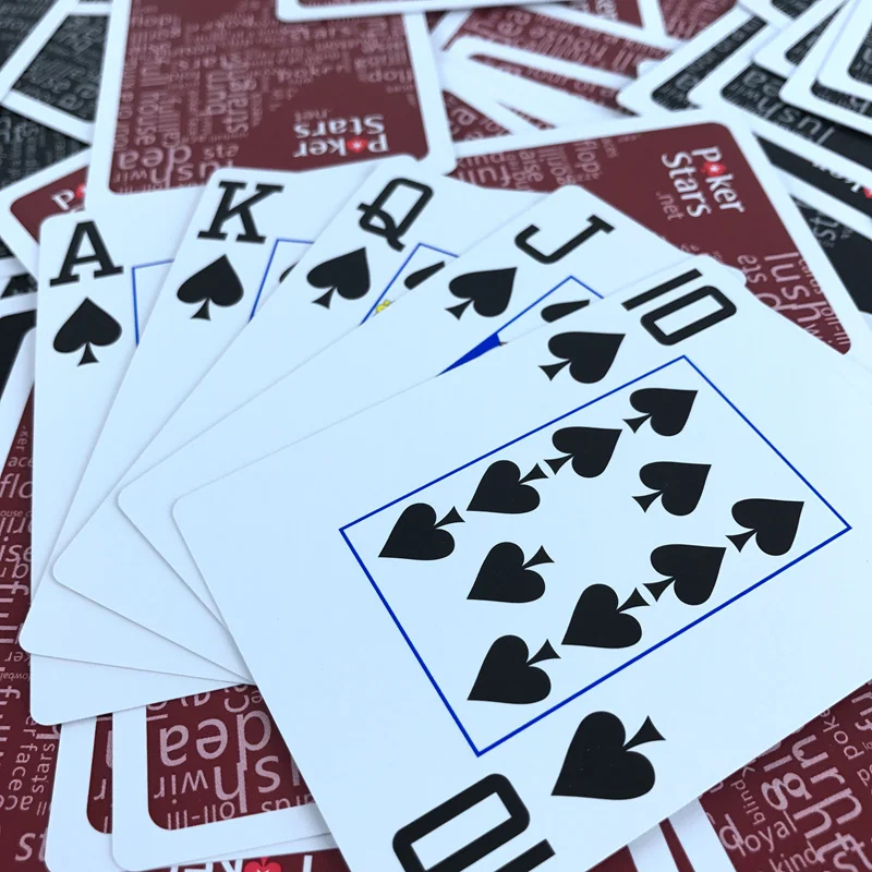 K8356 10 компл./лот Baccarat Texas Hold'em пластиковые игральные карты водонепроницаемые атласные для покера карты Pokerstar настольная игра 2,48*3,46 дюймов