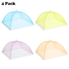 6 или 4 шт зонтик для пищевых продуктов, набор палаток с большой сеткой, защита от насекомых, складная, дышащая, аксессуары для кухонного стола Wigwam