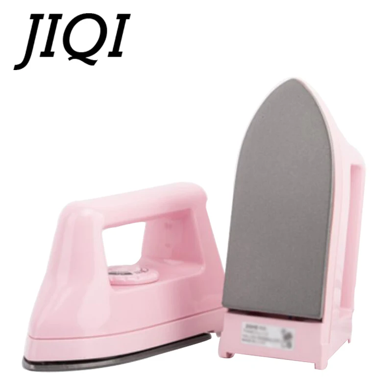 JIQI 110 В/220 В мини портативные электрические утюги ремесло Горячая фиксация Стразы УТЮГ одежда Flatiron Путешествия сухой гладильная машина ЕС