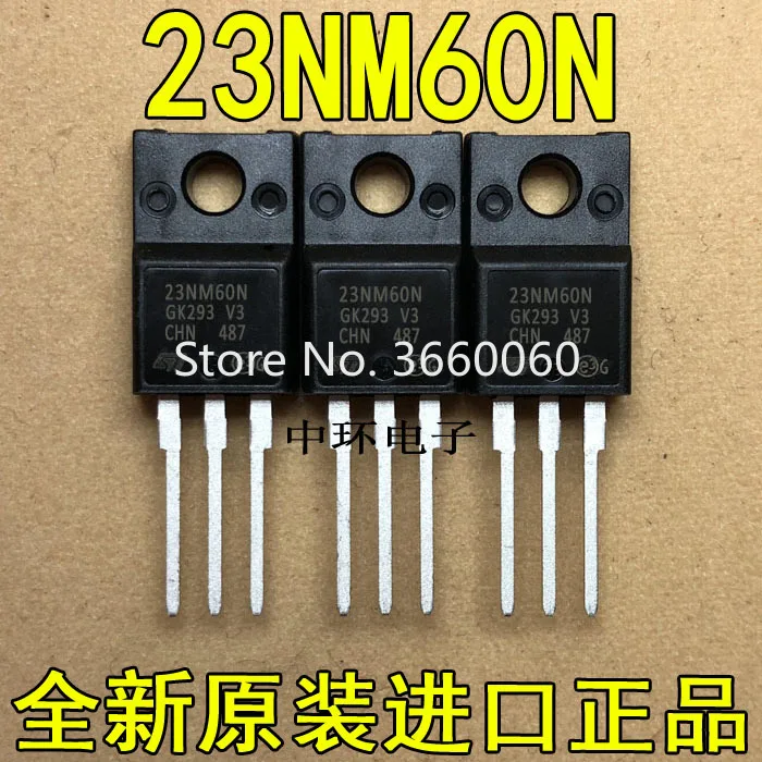 

10pcs/lot 23N60 23NM60 23NM60N TO-220