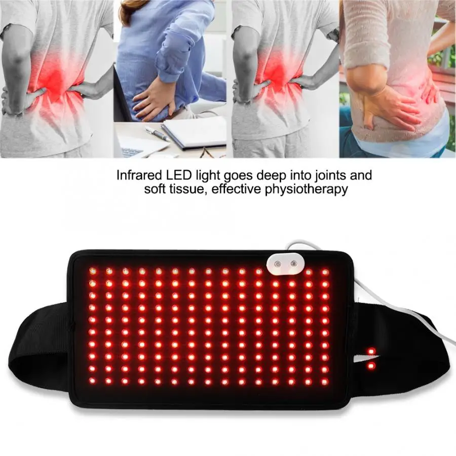 

Red Light Therapy Wrap Muscle Pain Relief Body Care Waist Belt Braces relieving waist pain