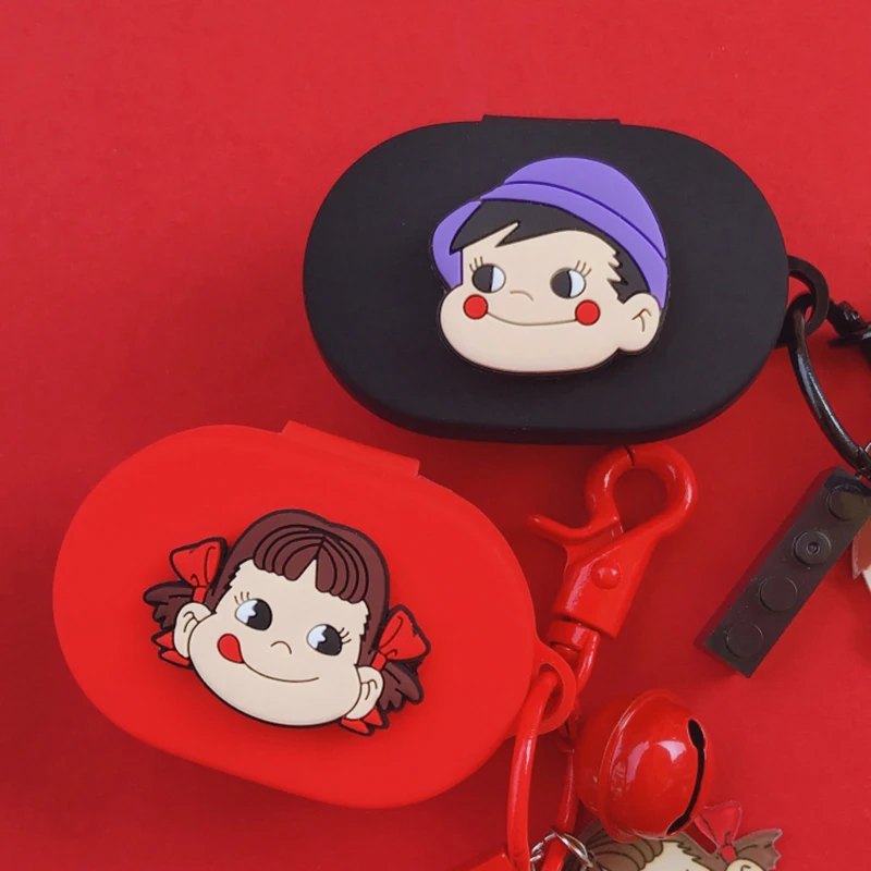 Мультфильм Bluetooth наушники чехол для Redmi Airdots/Xiaomi Airdots Lite силиконовые беспроводные наушники коробка защитный рукав кулон