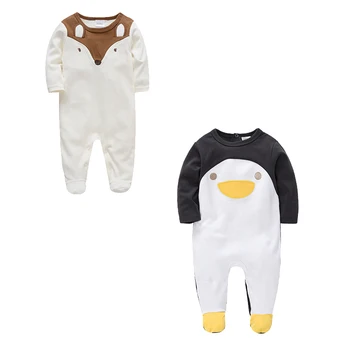 

Honeyzone Vetement Bebe Garcon Cartoon Animal Baby Boy Clothes Newborn Twins Baby Bodysuit Monos De Verano Autumn Roupas 0-12M