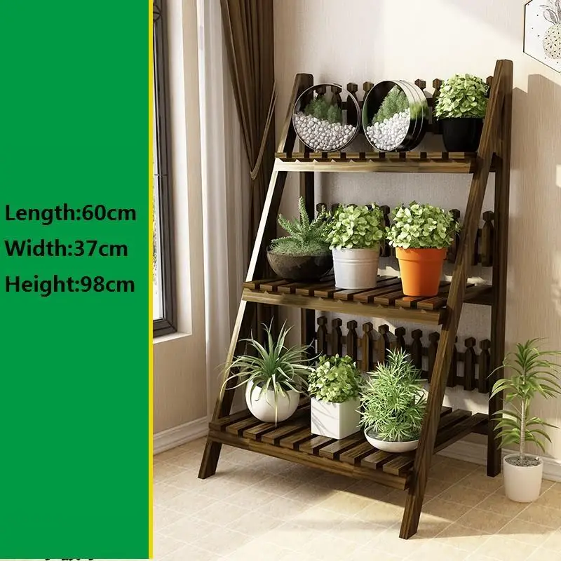 Мадера Mueble Plantas стойка стол Estanteria Para Macetas открытый Stojak Na Kwiaty Dekoration балкон Цветочная полка завод стенд - Цвет: MODEL C
