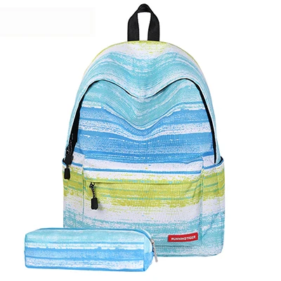 Школьный рюкзак с 3D принтом, Стильные Galaxy Bookbags, Звездная Вселенная, космические школьные сумки для подростков, женский рюкзак, для ноутбука, полиэстер - Цвет: 2