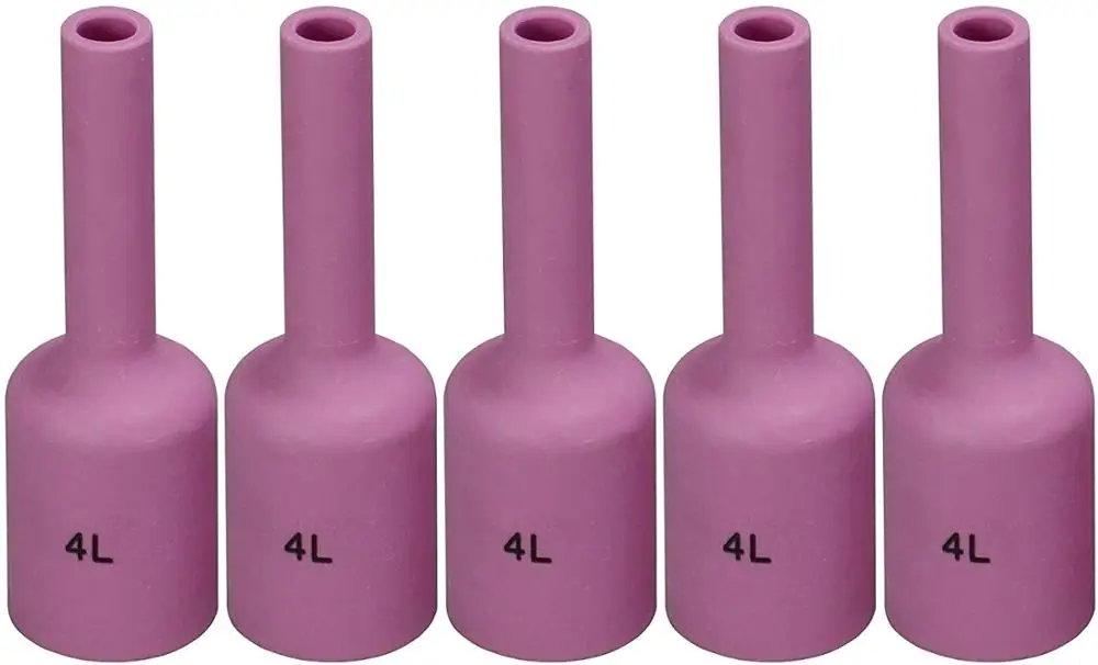 Газовая линза с длинным алюминиевым соплом TIG 54N18L #4 (D6.5*76 мм) расходные материалы