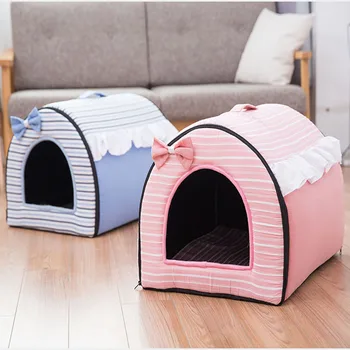 

Autumn and Winter Dog Kennel Warm Small Dog Dog House Cat Pet Kennel Removable and Washable Four Seasons Universal Cat Kennel