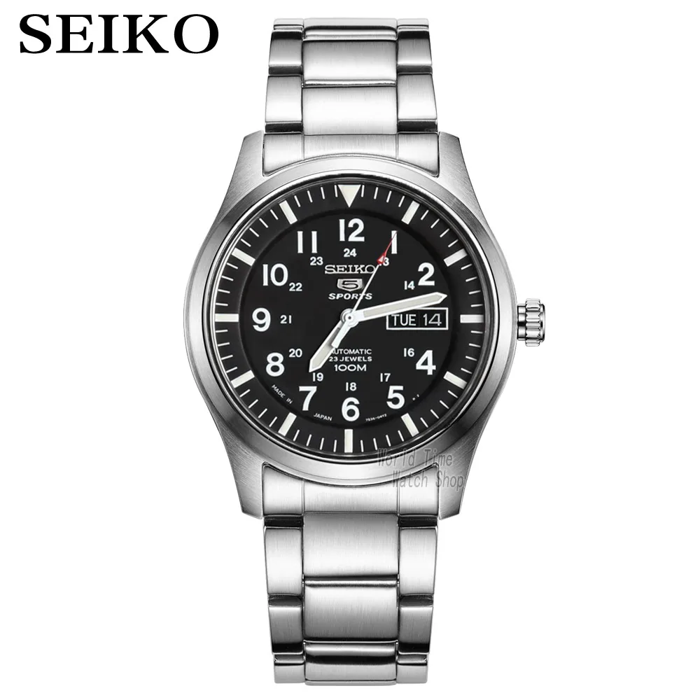 Seiko uomini della vigilanza 5 automatico orologio di Lusso di Marca  Impermeabile Sport Orologio Da Polso Data mens orologi orologio subacqueo  relogio masculin SNZG|watch f|watch fashionwatch fashion men - AliExpress