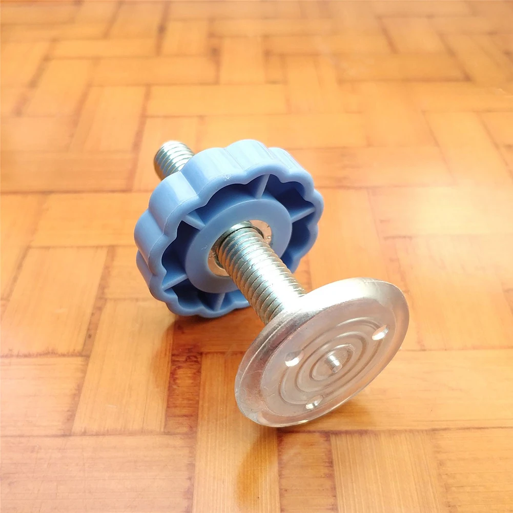 Blue 10X60 4 шт. предохранительный детский шпиндель безопасности Болт Винт ворота аксессуары - Цвет: Blue 10X60