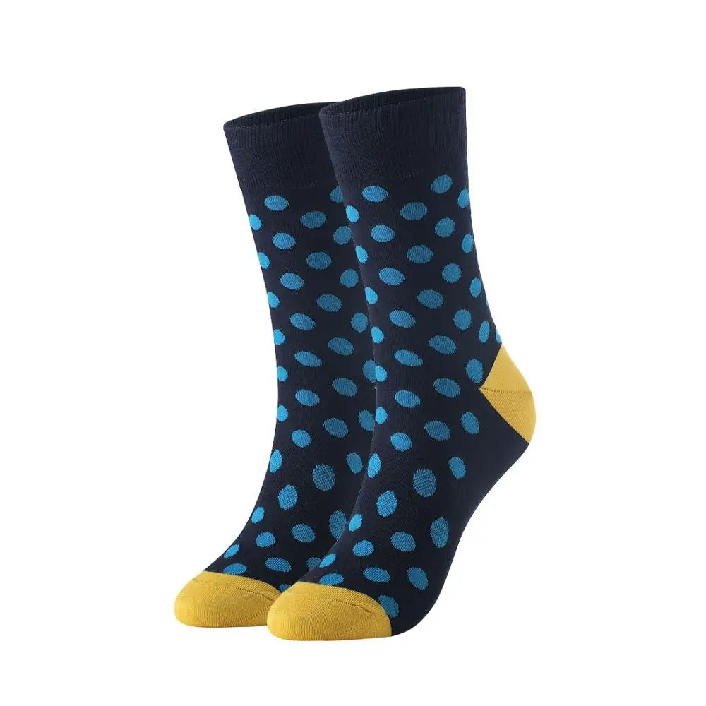 Мужские бамбуковые носки, стереоскопический узор, большие размеры, мужские носки, брендовые носки, британский Размер 7-11, европейский размер 40-46, 1004 VKMONY - Цвет: 1005 Blue