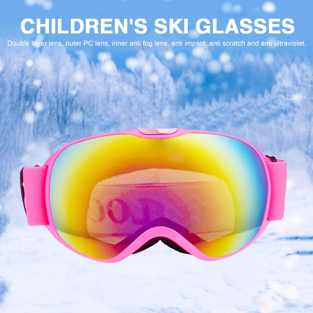 Lunettes De Ski Et Snowboard Anti-Buée - Protection UV, Anti-Poussière, Coupe-Vent - Pour Hommes, Femmes, Enfants - Moto, Course, Ski
