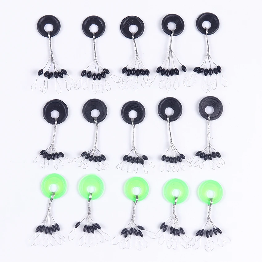 60PCS/10 Group S M L Black Rubber Oval Stopper Float Fishing Bobber Float For Sea Carp Fly Fishing Accessories 60PCS/10 Group S M L Black Rubber Oval Stopper Float Fishing Bobber Float For Sea Carp Fly Fishing Accessories