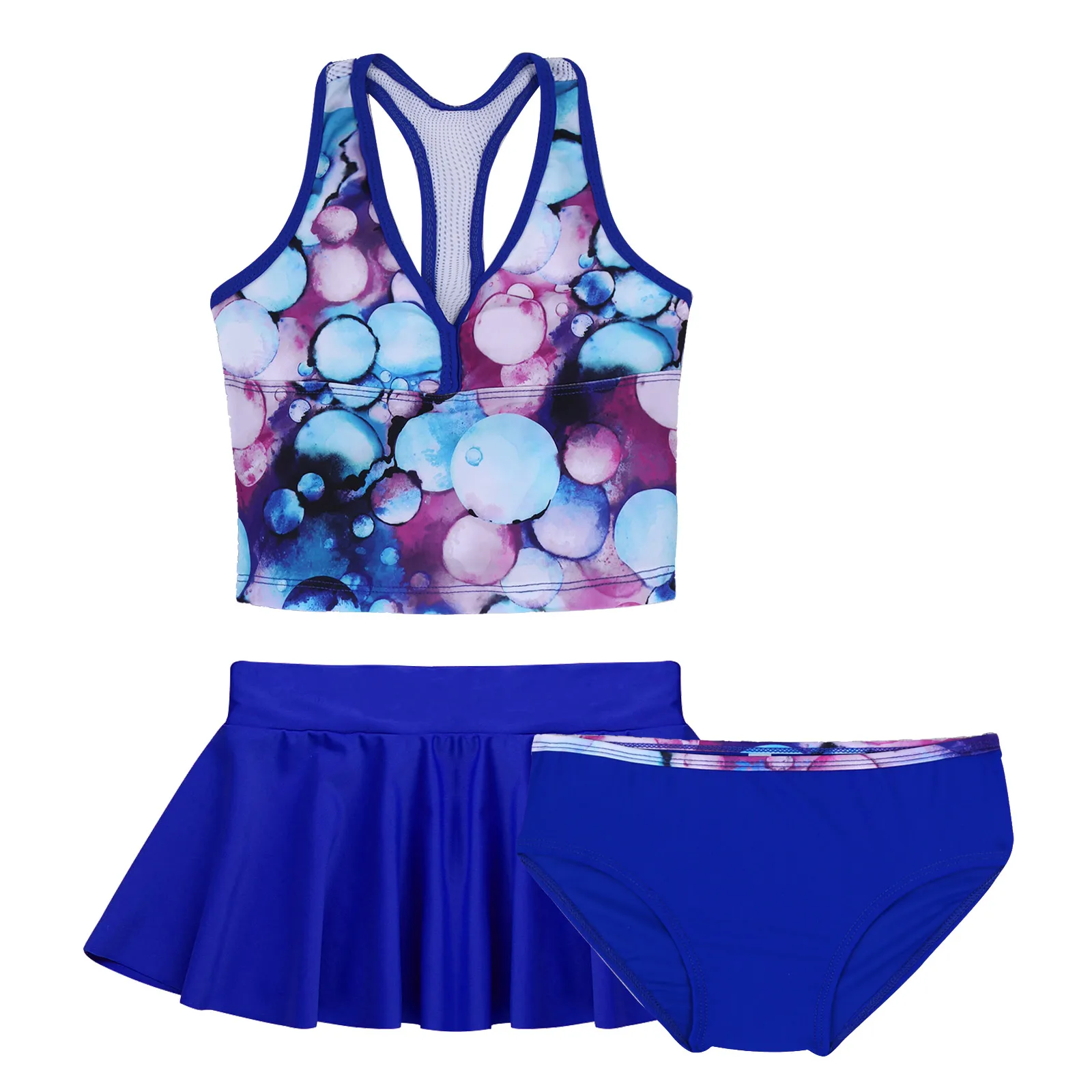 Children Swimsuit 3-14Y Toddler Baby Girls Swimsuit Quickly Dry Swimming 3 Pieces Girls Swimwear Infantil Kids Bikini Set Summer Biquini Beachwear