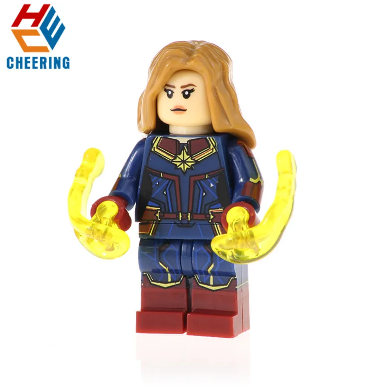 

20Pcs Wholesales Building Blocks Captain Marvel Education Gift Danvers Skrull MarVell Ronan Figures Bricks Toys for Kids XH 1009