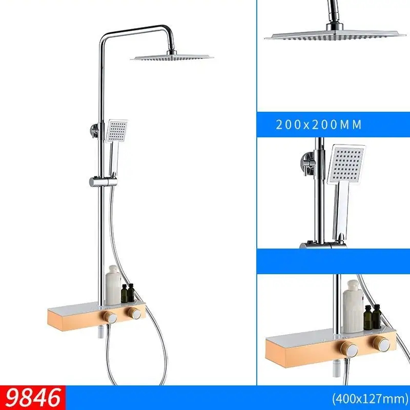 Электрический черный Conjunto Douchette Duschset Salle De Bain Regendouche Regadera Doucheset panel Douche Ducha Chuveiro набор для душа