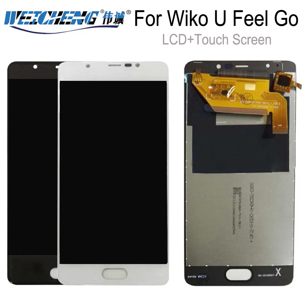 WEICHENG для Wiko U Feel Go ЖК-дисплей + сенсорный экран в сборе протестирован u feel go