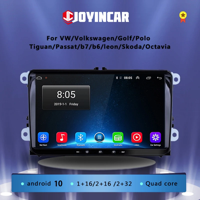 

JOYINCAR 2 Din Android 10 Car radio GPS Navi For VW Passat B6 amarok volkswagen Skoda Octavia superb Jetta T5 golf Multimedia M