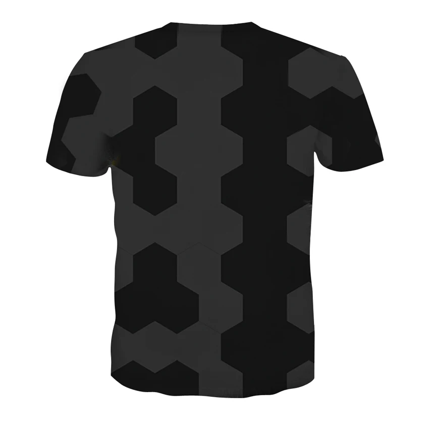 D-143-凯诚T恤短袖模板-后