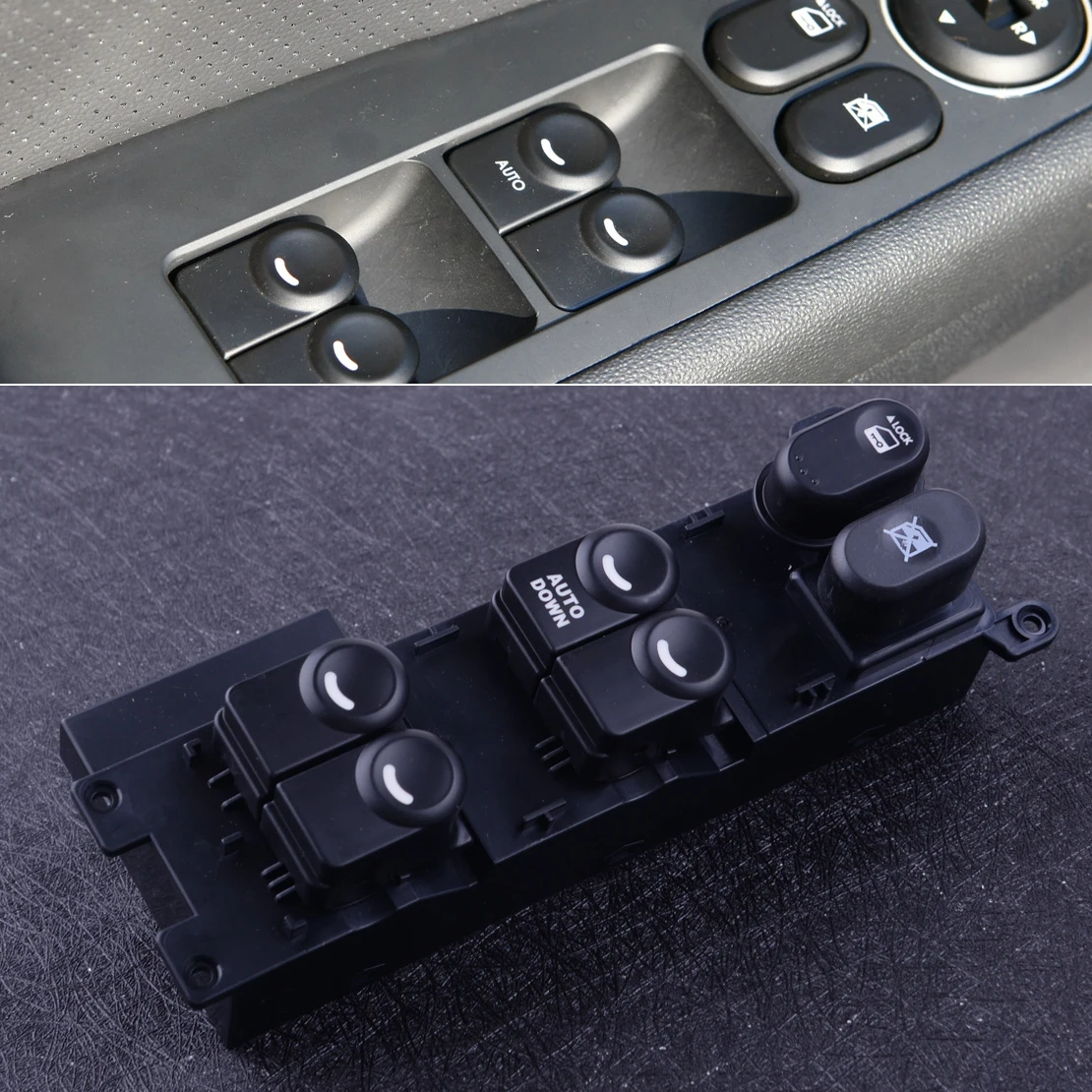 

beler Plastic Black Power Master Window Switch Button LHD 93570-2L010 Fit for Hyundai i30 i30cw 2008 2009 2010 2011