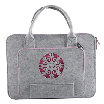 

Felt Laptop Bag Notebook Briefcase 11/13/14/15 Inch Waterproof Bag Case Fashion Laptop Bag Mouse Pad Portable Handbag