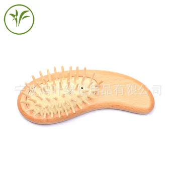 

Wood Cushion Comb Massage Scalp Silica Gel Air Cushion Comb Travel Daily Use Small Comb H060-w5