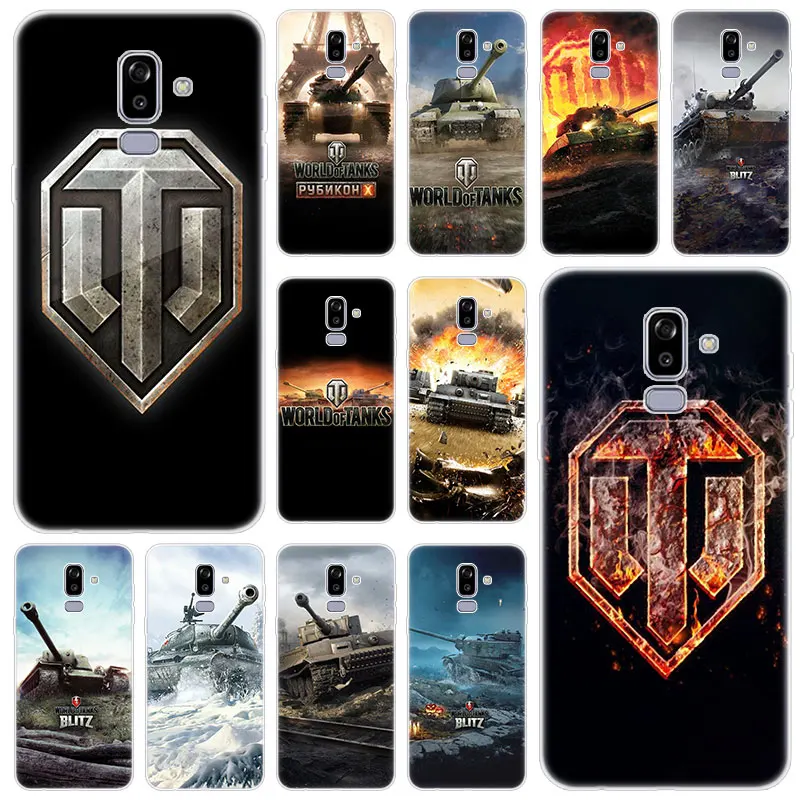Силиконовый чехол для видеоигр world of tanks Samsung Galaxy J2 Pro J4 Plus J6 J7 Prime J8 2018 Core J3 2016 J5 2017 EU
