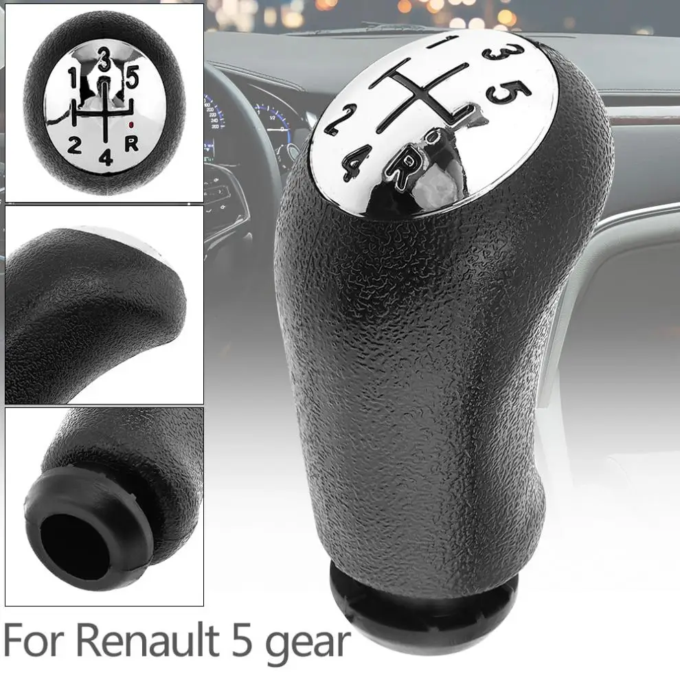 Ручка переключения передач Черная 5 скоростей для Renault / CLIO MK3 3 III Megane MK2 Scenic |