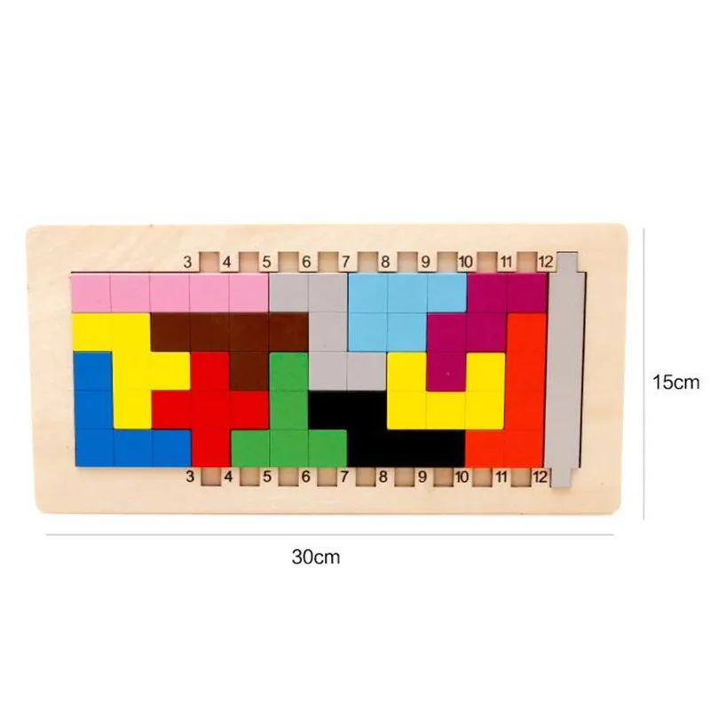 Красочные деревянные игры Tangram, головоломка, игрушки для детей дошкольного возраста, Игрушки для раннего развития, детский подарок
