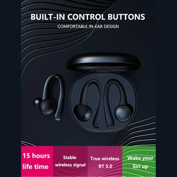 

T7Pro TWS Bluetooth5.0 Binaural Earbuds Headset Wireless Sports In-ear Earphones Charging Box 400mAh 3.7V