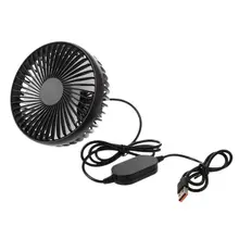 Universal Universal 5V 360 Degree Rotation Adjustable Angle Car Air Vent USB Fan 3 Speed Electric Air Blower Cooling Fan with ON